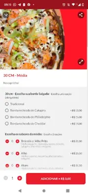 Vrumm Pizzaria android App screenshot 1